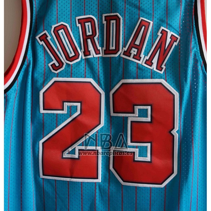 Camiseta Chicago Bulls Michael Jordan NO 23 Mitchell & Ness 1995-96 Azul
